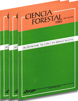 					Ver Vol. 21 Núm. 79 (1996): Ciencia Forestal en México
				