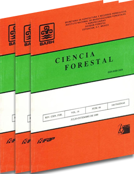 					Ver Vol. 14 Núm. 66 (1989): Ciencia Forestal en México
				