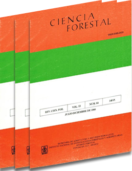 					View Vol. 13 No. 64 (1988): Ciencia Forestal en México
				