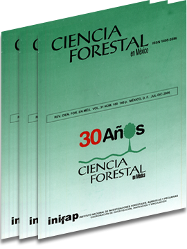 					Ver Vol. 31 Núm. 100 (2006): Ciencia Forestal en México
				