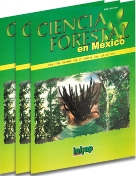 					Ver Vol. 23 Núm. 84 (1998): Ciencia Forestal en México
				