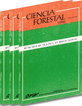 					Ver Vol. 18 Núm. 74 (1993): Ciencia Forestal en México
				